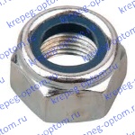 ISO 7040 Шестигранная Гайка м24 с зажимным элементом с пластиковым кольцом близкий аналог DIN 6924