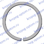 ОПМ 108060 Кольцо стопорное RLC/RLO концентрическое осевое наружное (дюймовое)