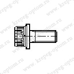 ОПМ 101082 Винт с цилиндрической головкой с фланцем
