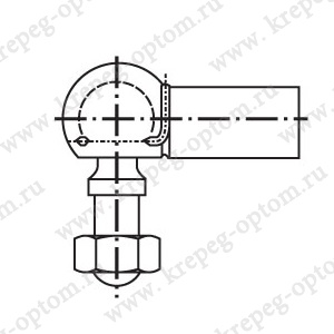 DIN 71802 AS Угловые шарниры шариковые цапфы и сопутствующие детали (71803, 71805)