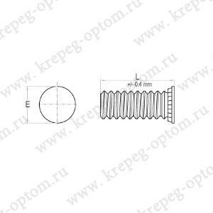 ОПМ 405016 Шпилька запрессовочная резьбовая для печатных плат